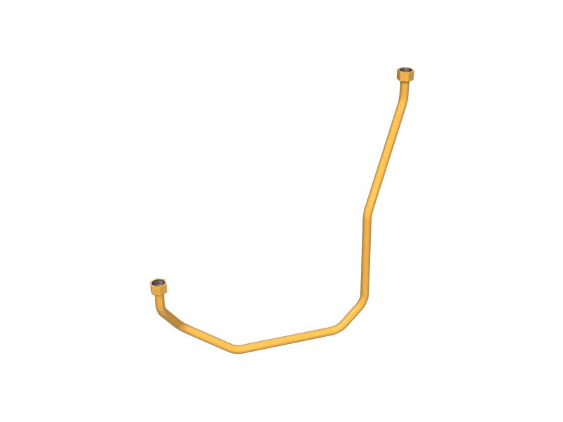 Патрубок 25,40 мм масляного фильтра двигателя с многократным изгибом