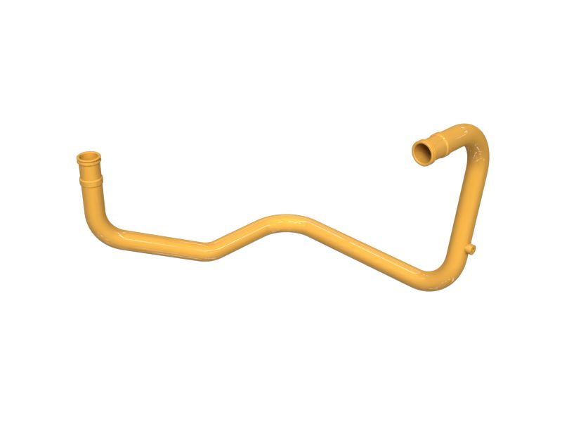 Стальная труба с несколькими изгибами, наружный диаметр 60,45 мм