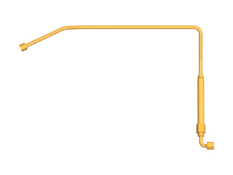 Гибридный узел топливопровода