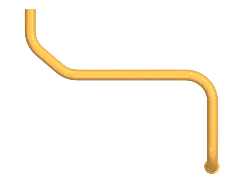 Стальной патрубок в сборе