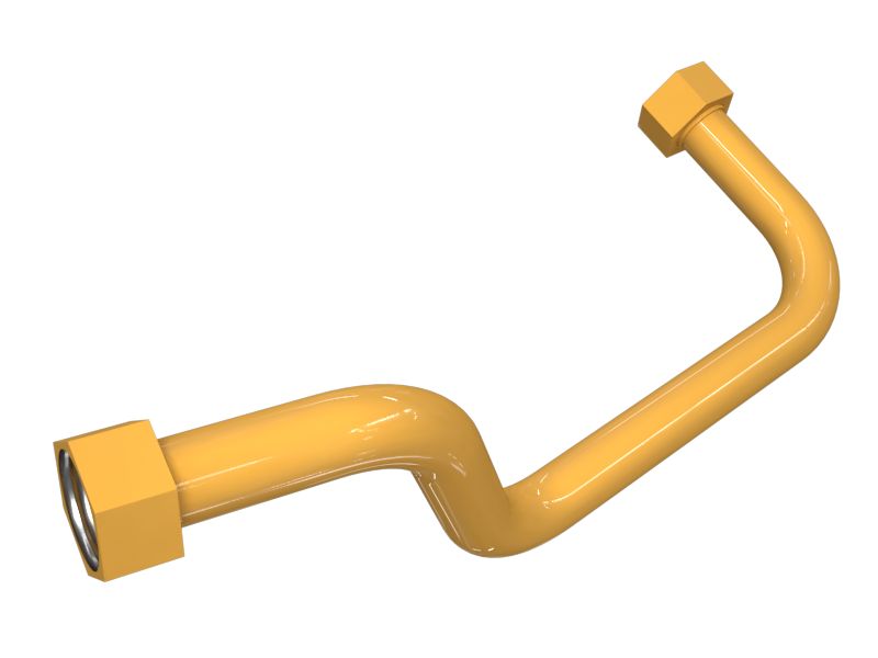 314-9335: 28.45 Inner Diameter Engine Oil Filter Lines Tube 314-9335 Caterpillar