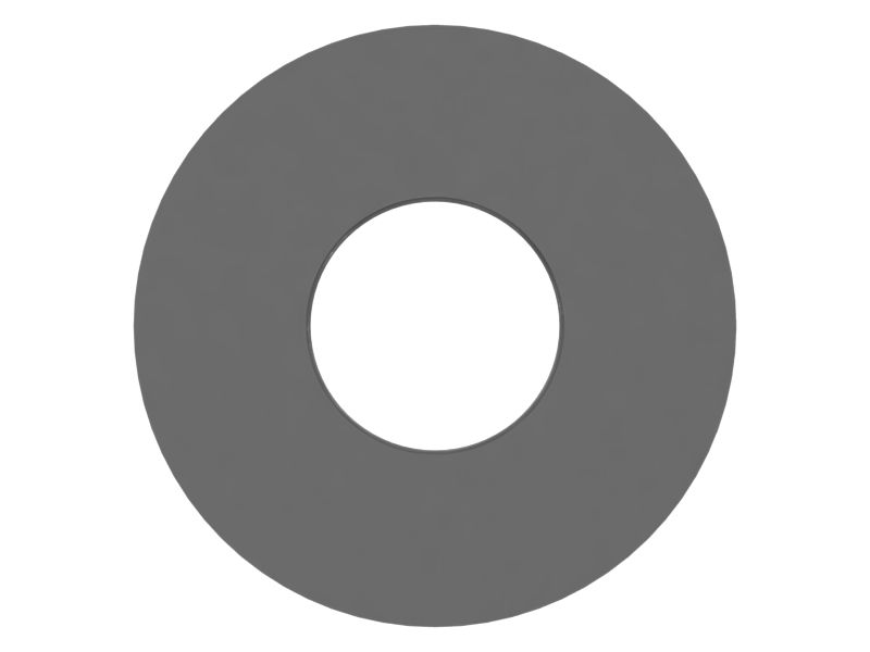 Плоское резиновое уплотнение, внутренний диаметр 4,77 мм