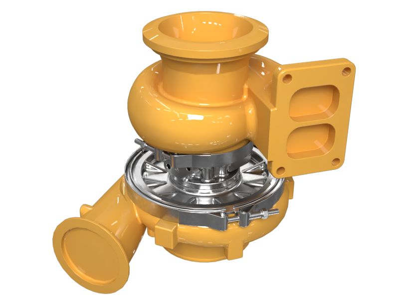 БЛОК ОСНОВНОГО ТУРБОКОМПРЕССОРА