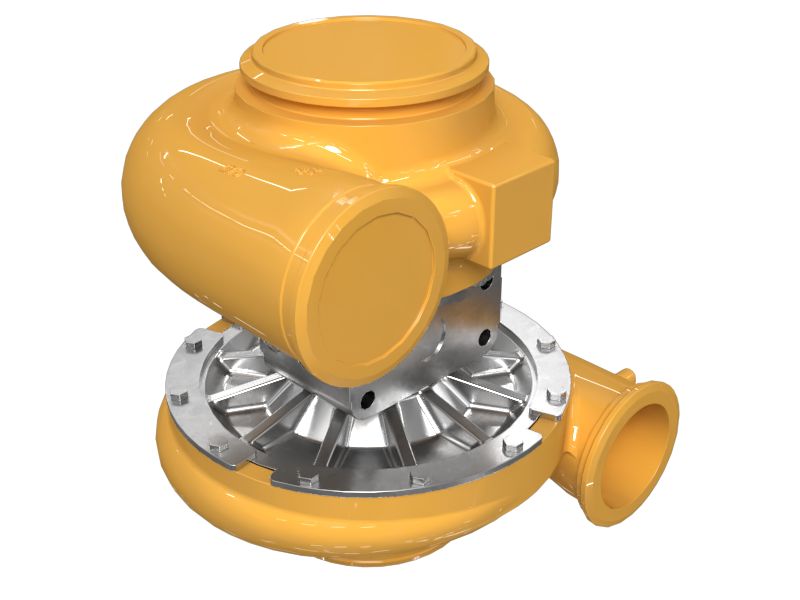 БЛОК ОСНОВНОГО ТУРБОКОМПРЕССОРА