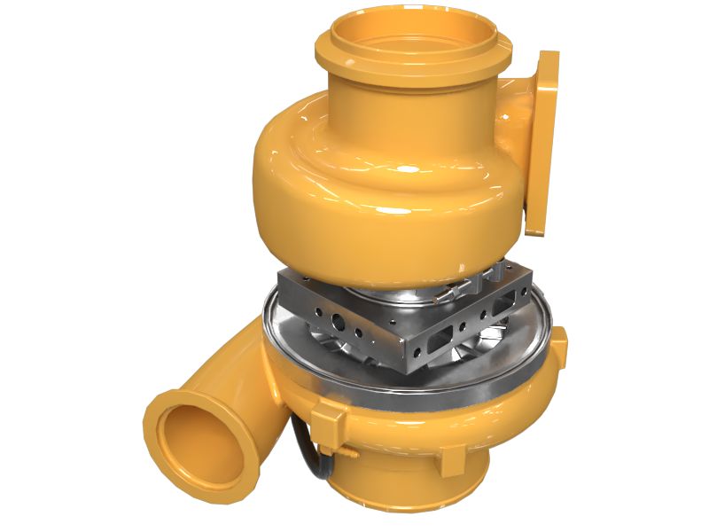 БЛОК ОСНОВНОГО ТУРБОКОМПРЕССОРА