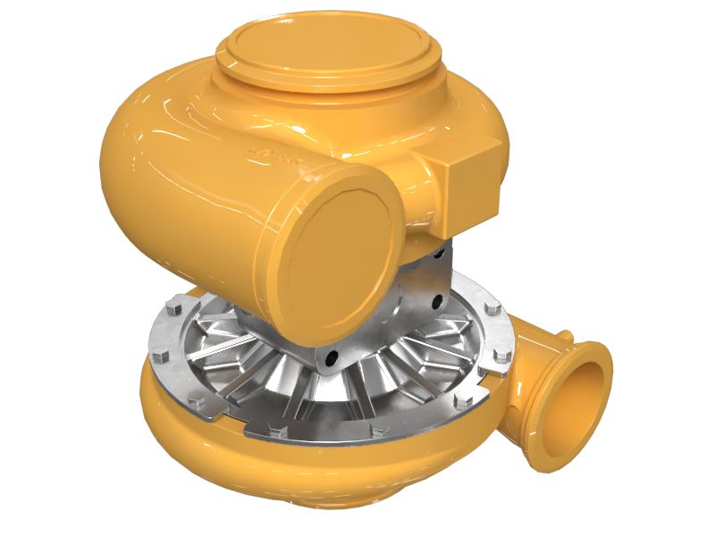 БЛОК ОСНОВНОГО ТУРБОКОМПРЕССОРА