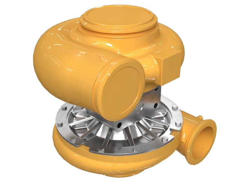 20R-8249: БЛОК ОСНОВНОГО ТУРБОКОМПРЕССОРА