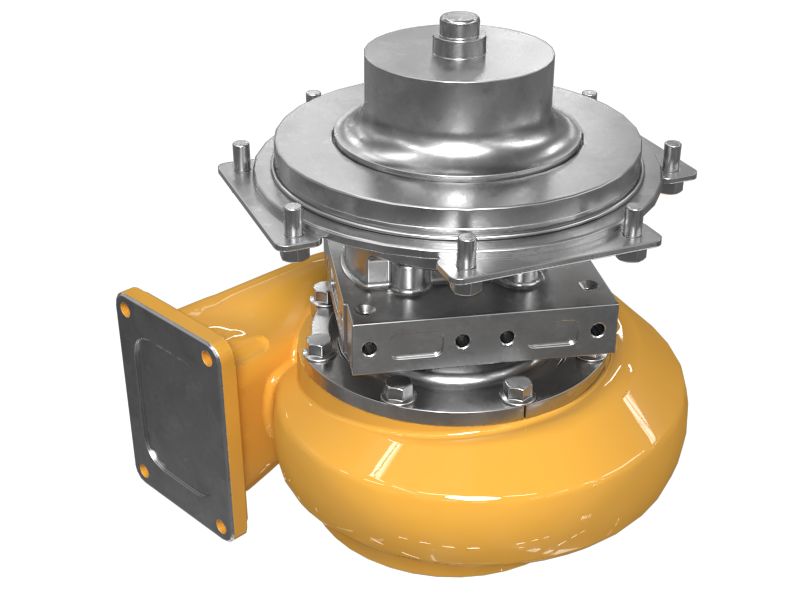 БЛОК ОСНОВНОГО ТУРБОКОМПРЕССОРА