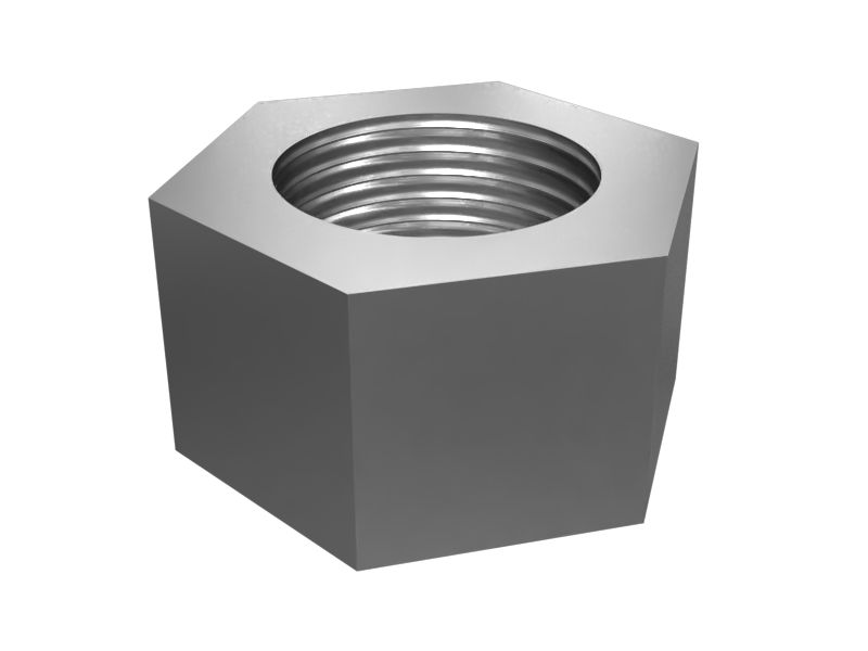 • Шестигранная гайка с диаметром 0,625 дюйма