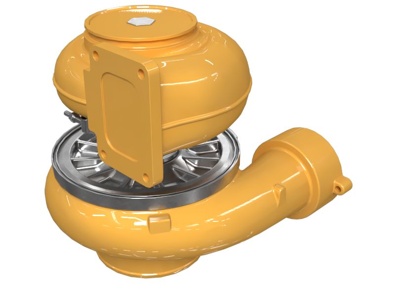 БЛОК ОСНОВНОГО ТУРБОКОМПРЕССОРА