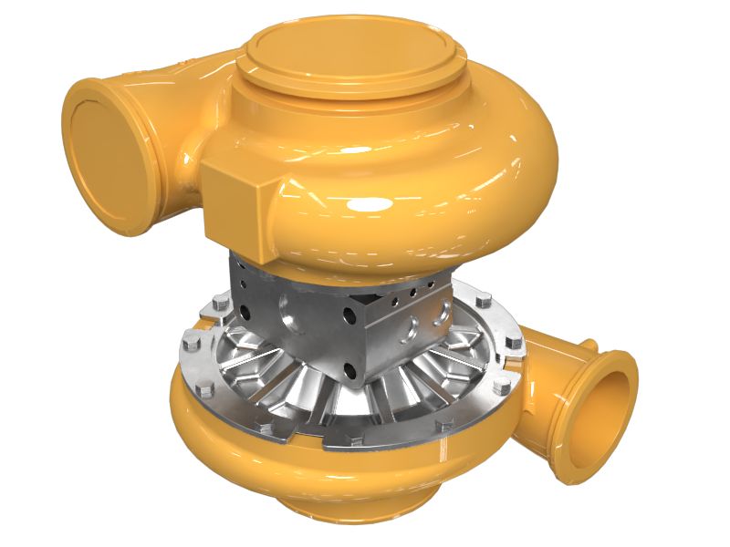 БЛОК ОСНОВНОГО ТУРБОКОМПРЕССОРА