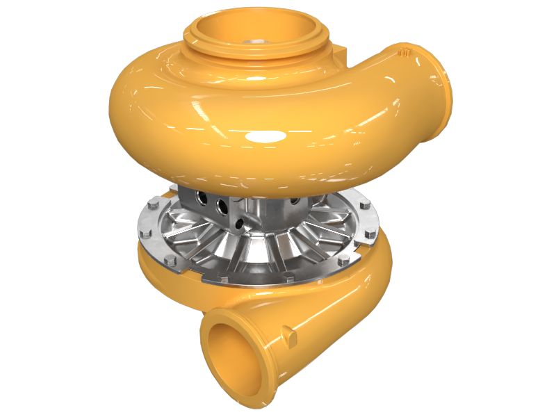 БЛОК ОСНОВНОГО ТУРБОКОМПРЕССОРА