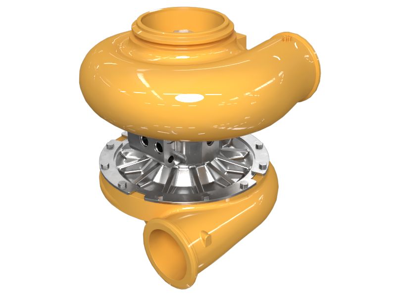 БЛОК ОСНОВНОГО ТУРБОКОМПРЕССОРА