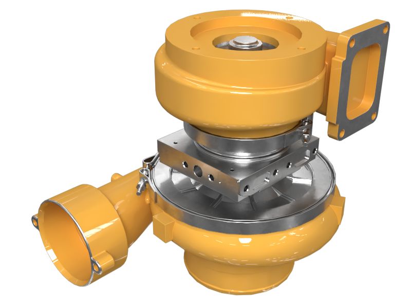 БЛОК ОСНОВНОГО ТУРБОКОМПРЕССОРА