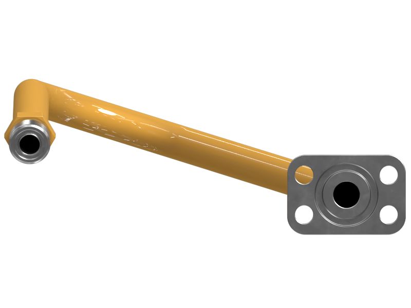 Boom Lowering Control Valve Tube Assembly