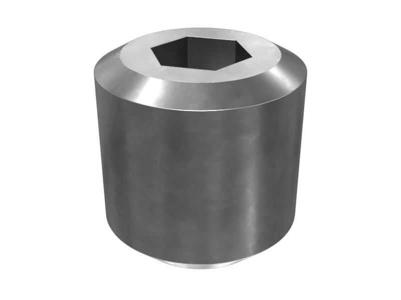 595-1996: Установочный винт M14 с шестигранным углублением под ключ