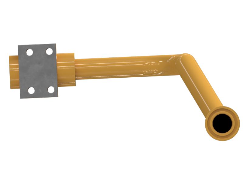 Стальной патрубок в сборе