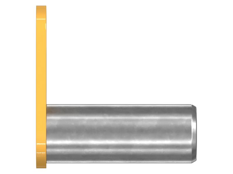 Крепежный палец отвала, наружный диаметр 59,85 мм