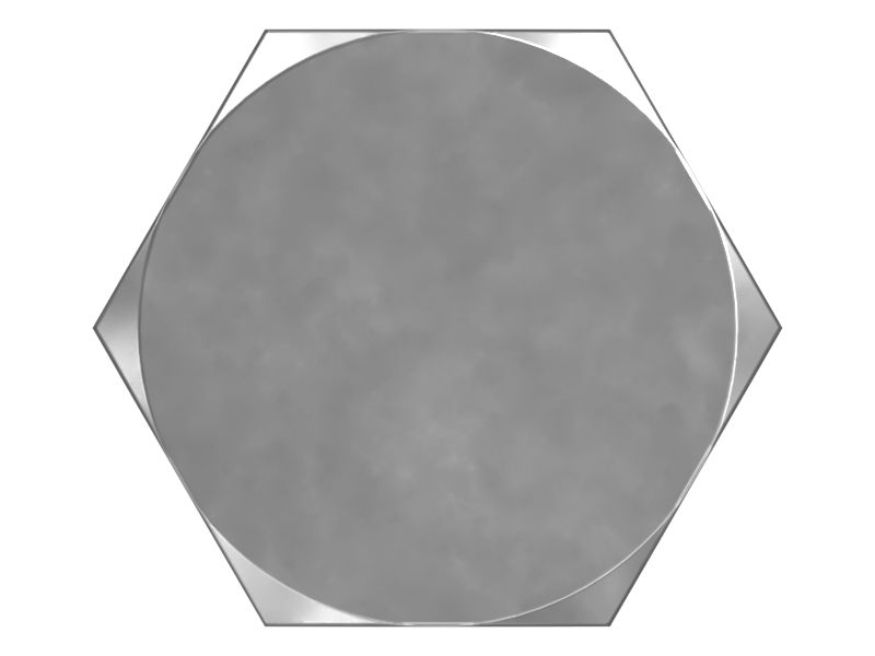 Болт с шестигранной головкой, M36х4