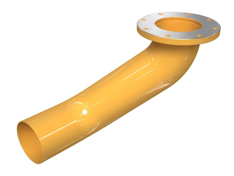 111mm Inner Diameter Coolant Lines Tube Assembly