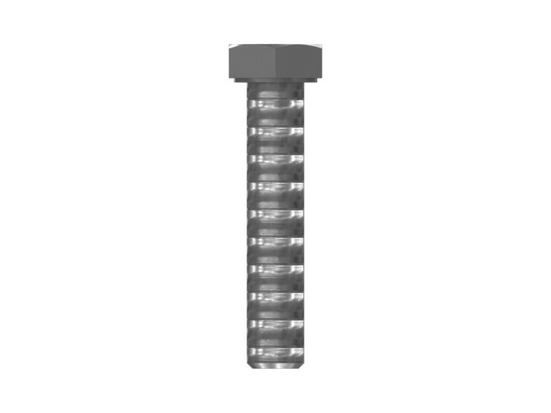 M8-1.25 x 40mm Hex Head Bolt