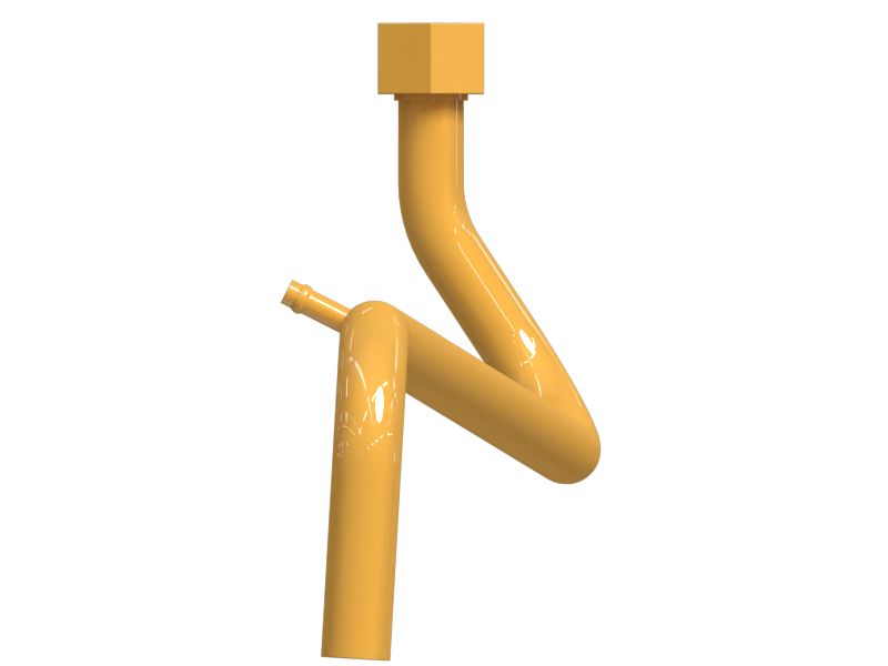 Стальной патрубок в сборе