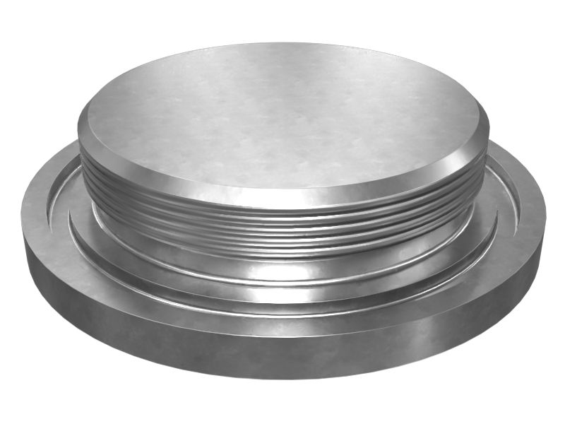 4W-4813: • Заглушка цилиндрического блока с резьбой 2 1/4 - 12 - 2A