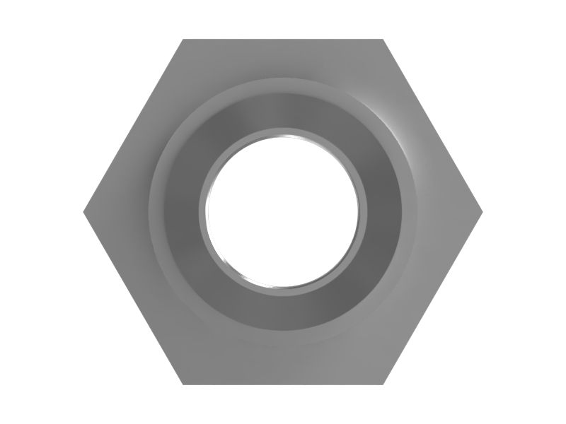 Прямой развальцованный переходник переборки с шестигранной головкой