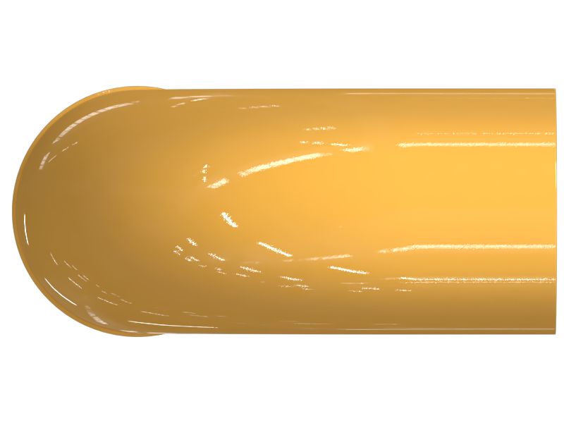 Колено воздуховода толщиной 89,28 мм x 1,65 мм под углом 90 градусов