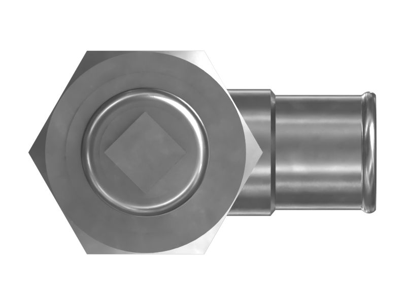 Длинный закрытый обратный клапан с латунью 110,70 мм