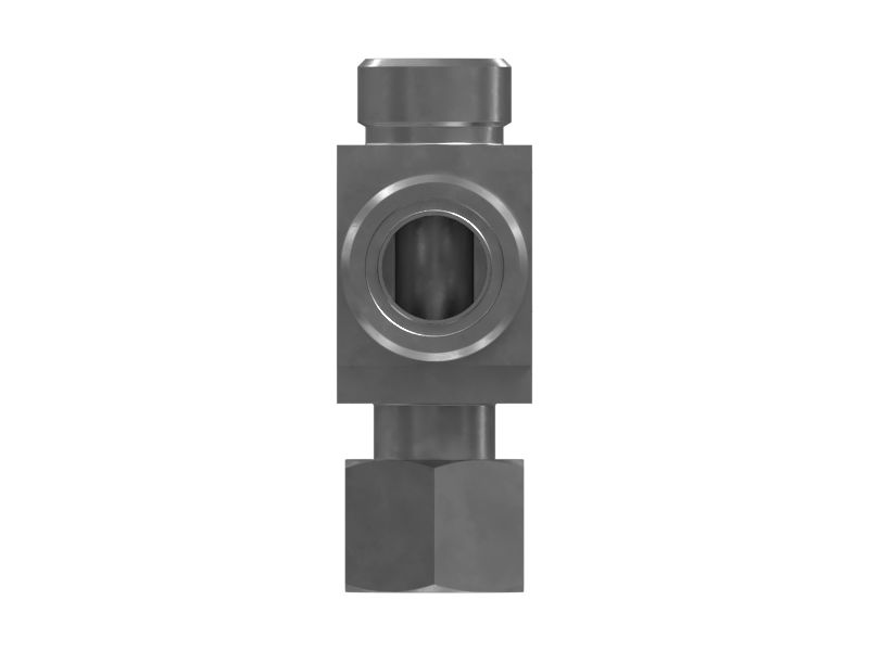 Адаптер поворотного тройника с шестигранной головкой с наружной резьбой на мужской и женский