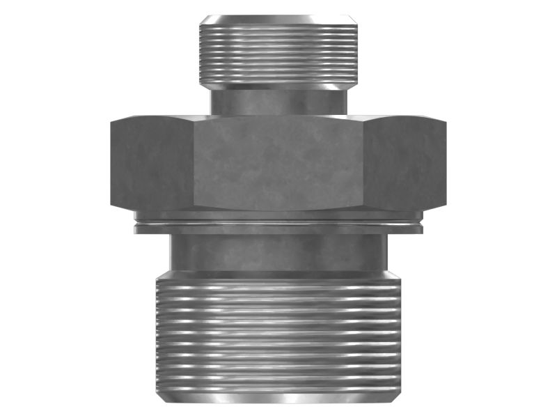 Прямой адаптер с шестигранной головкой 11/16-16 X M27X2