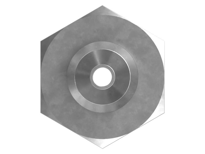 Прямой переходник с шестигранной головкой 7-16-20-2A X 9/16-18-2B