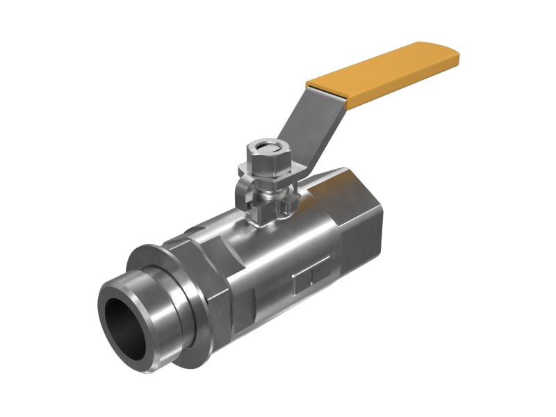 159-4724: صمام كروي دائري من سبائك النحاس 1-5/16-12"