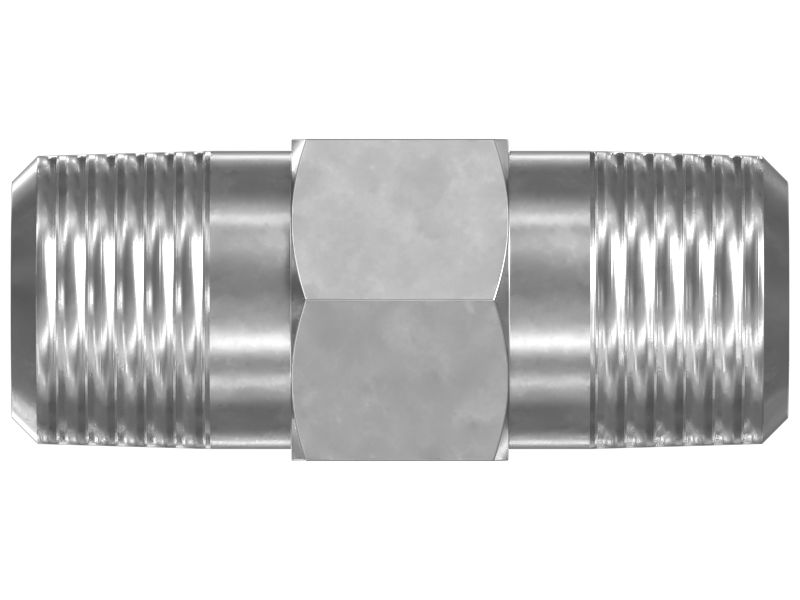 Прямой адаптер с шестигранной головкой 1/8-27 NPTF