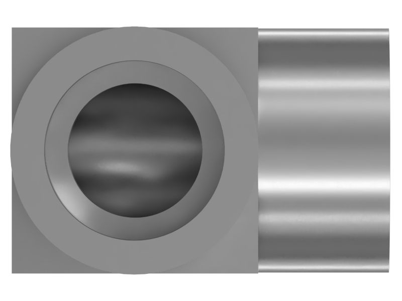 3/4-14 NPTF Коленчатый патрубок 90 градусов