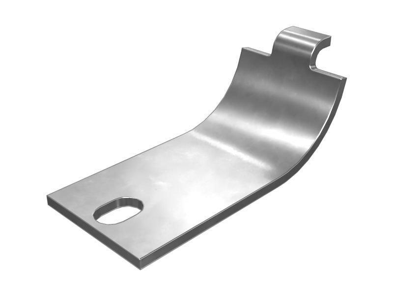 Полухомут для одной трубки, внутренний диаметр 70,00 мм