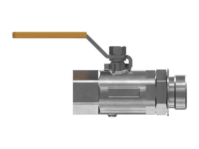 Шаровой кран с уплотнительным кольцом из медного сплава 1-5/16-12