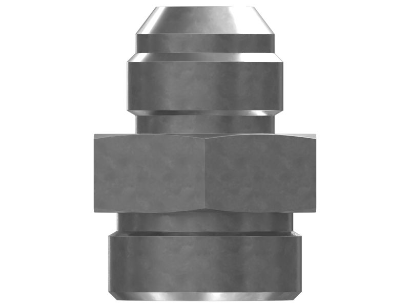 Прямой переходник с уплотнительным кольцом, шестигранной головкой и раструбом 37 градусов