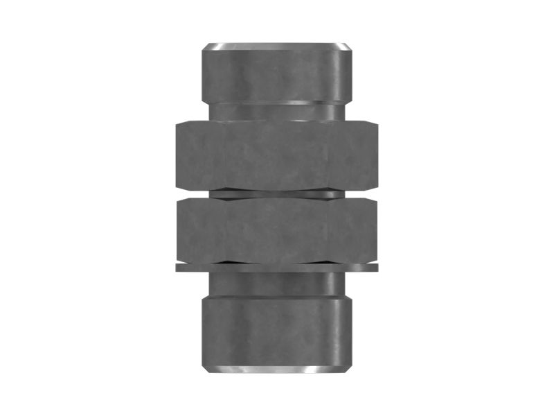 Адаптер прямого типа с шестигранной головкой и уплотнительным кольцом 3/4-16