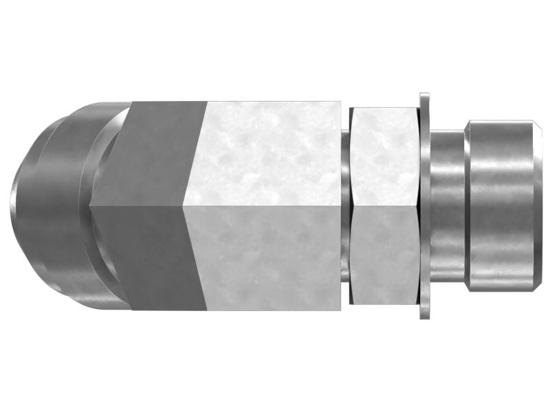 Переходной коленчатый патрубок длиной 39,80 мм с углом 45°