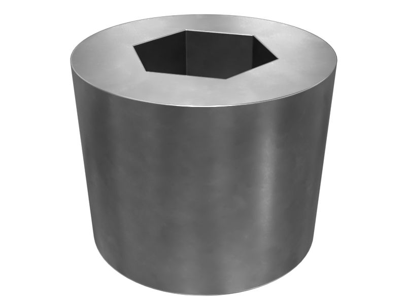 4J-1698: Заглушка с шестигранной головкой и резьбой 1/8-27 NPTF