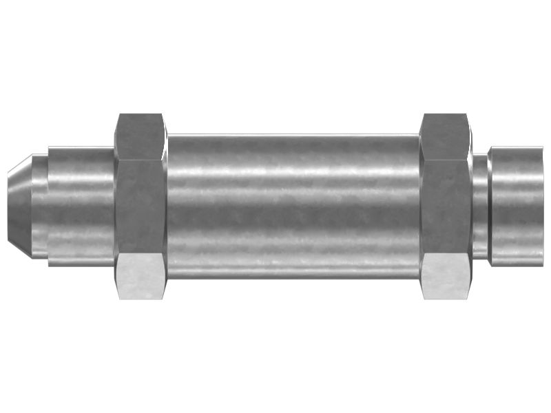Прямой обратный клапан свободного потока, длина 84,40 мм