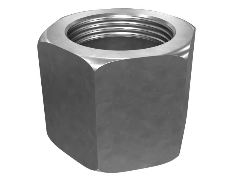 Гайка уплотнения гусеничной ленты с уплотнительным кольцом (резьба 1-14)