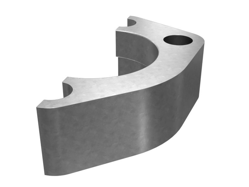 Разъемный фланец с диаметром расточенного отверстия 61,11 мм