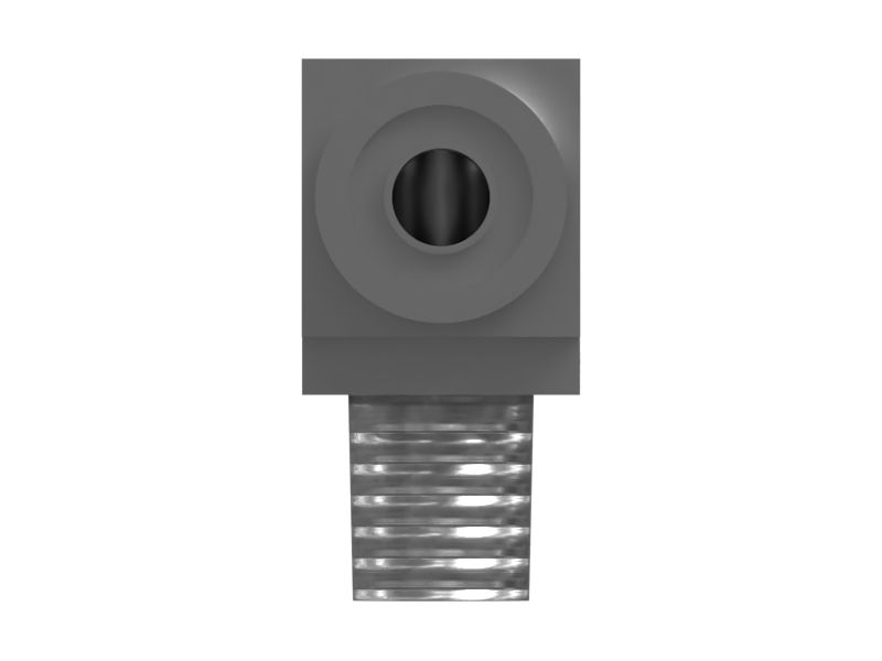 Коленчатый переходной патрубок 11/16-16 X 1/4-18 NPTF с углом 90°