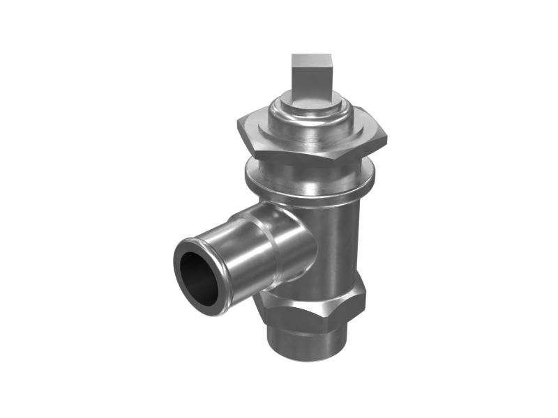 Длинный закрытый обратный клапан с латунью 110,70 мм