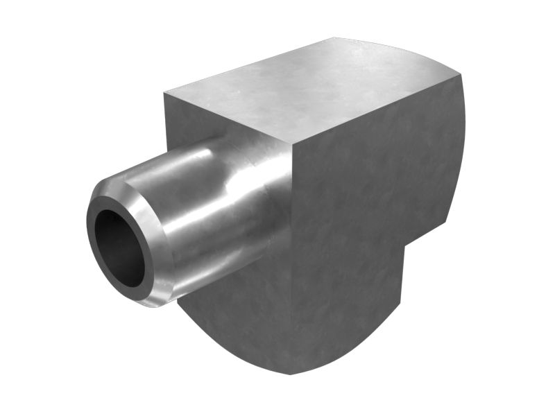 Переходник-тройник для труб от мужчины к женщине