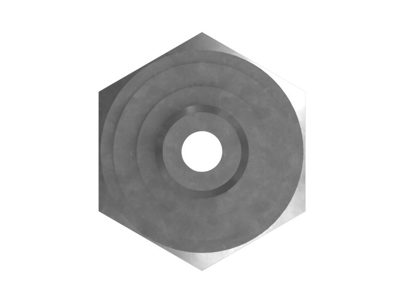 Прямой переходник с уплотнительным кольцом и шестигранной головкой M10X1 X 9/16-18