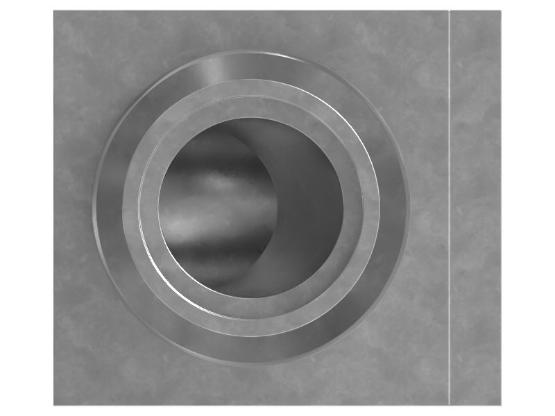 90-градусный переходной коленчатый патрубок длиной 32,70 мм